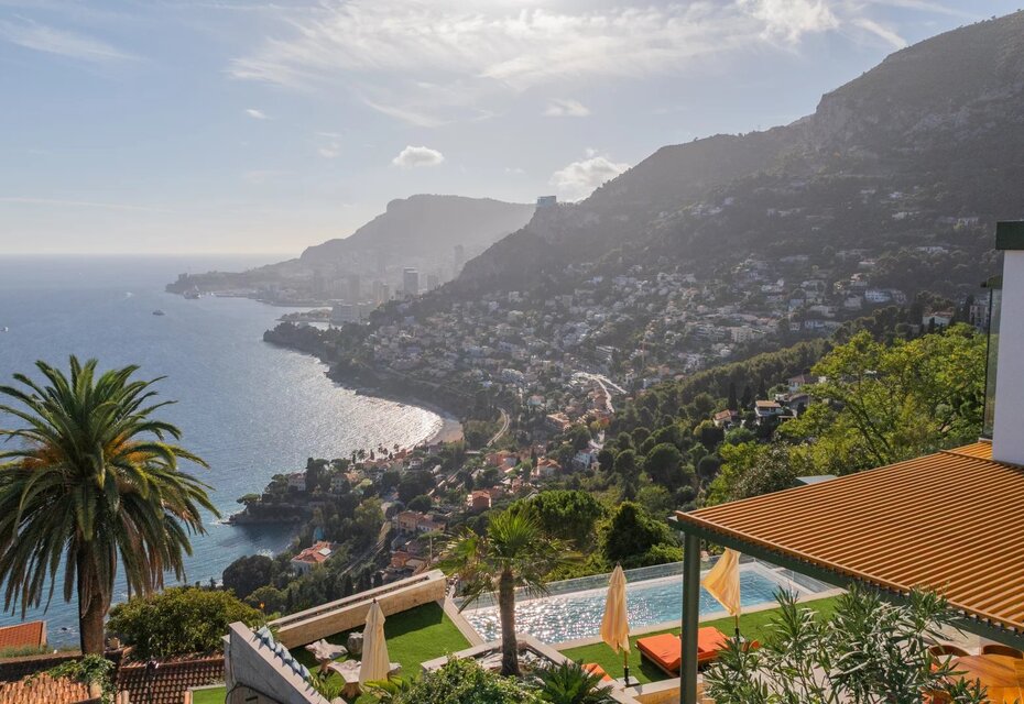 Location villa vue mer  Roquebrune-Cap-Martin, piscine