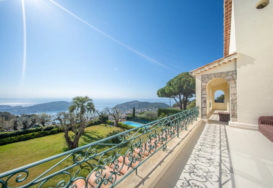 Villa vue mer & Cap-Ferrat à vendre, Villefranche