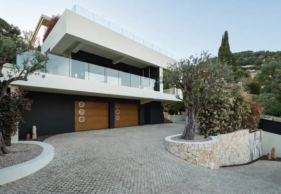 Villa contemporanea Roquebrune vista mare cinema privato