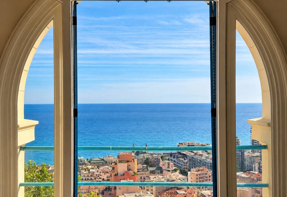 Riviera Palace – 4 pièces avec vue panoramique sur la mer et Monaco